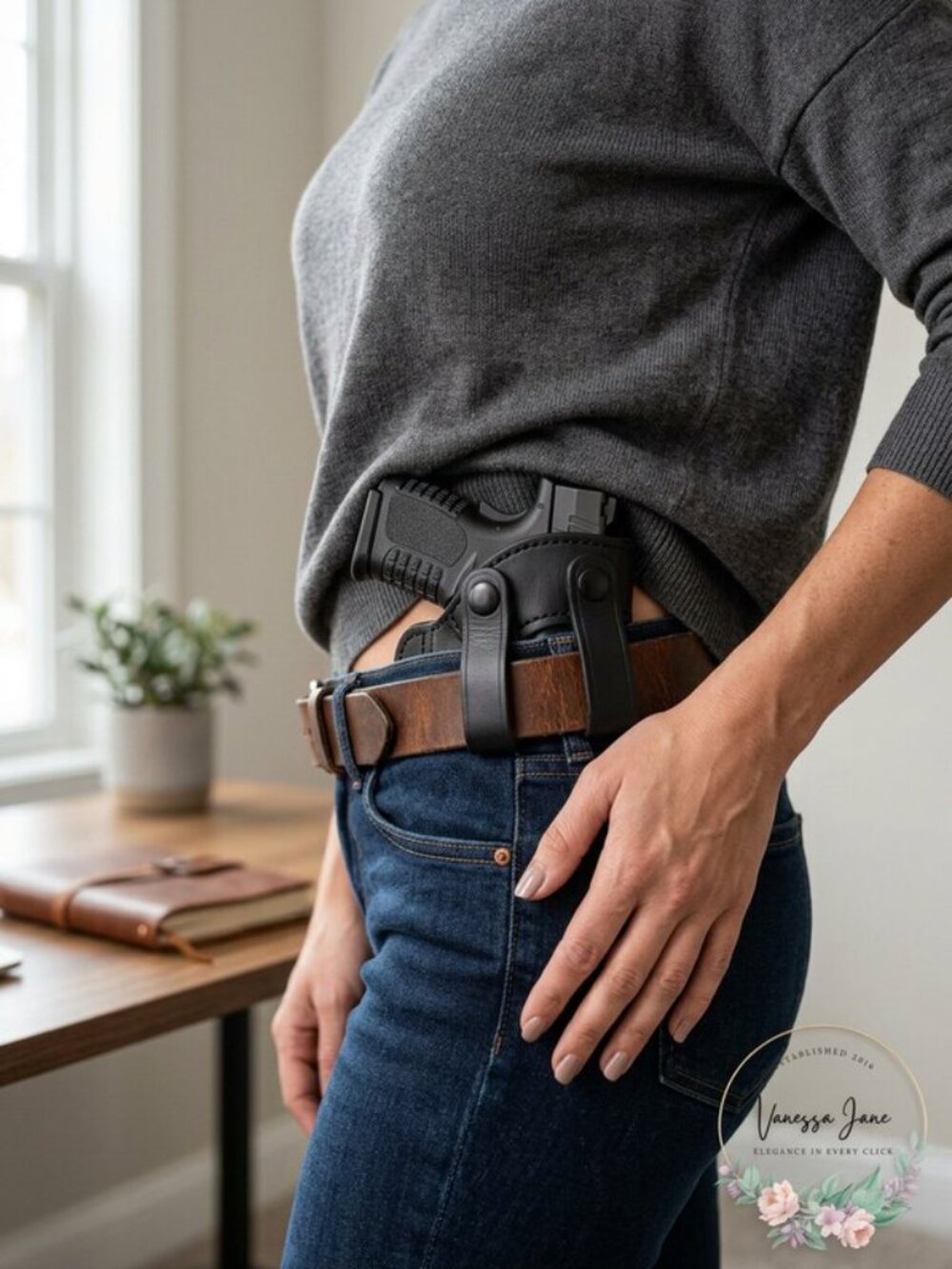 Tagua IPHS-636 Springfield XD-S Inside Pants Holster with Strap,Left Hand
